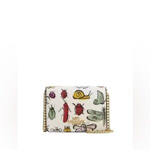 Coach Multicolor Insect Print Crossbody Bag